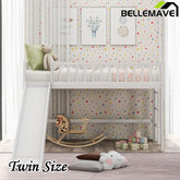 Bellemave® Low Loft Bed with Ladder and Slide - Bellemave